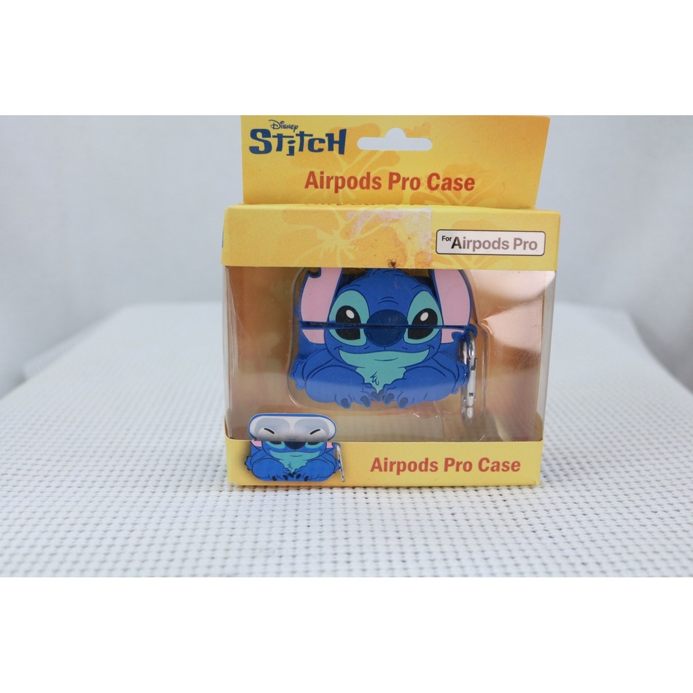 Disney AirPods Pro Case Unisex OS Blue Stitch Silicone Cover CultureFly LLS037A